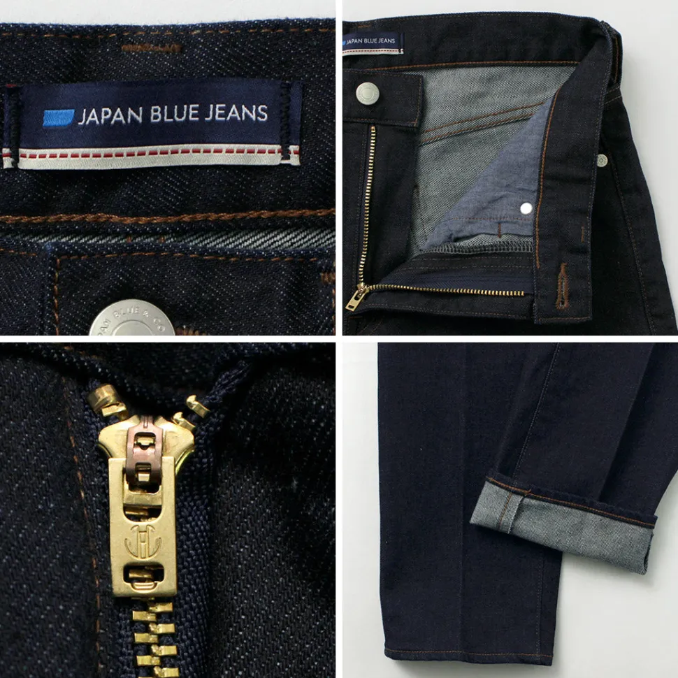 JAPAN BLUE JEANS / 12oz Stretch Center Crease 5P Denim One-washed