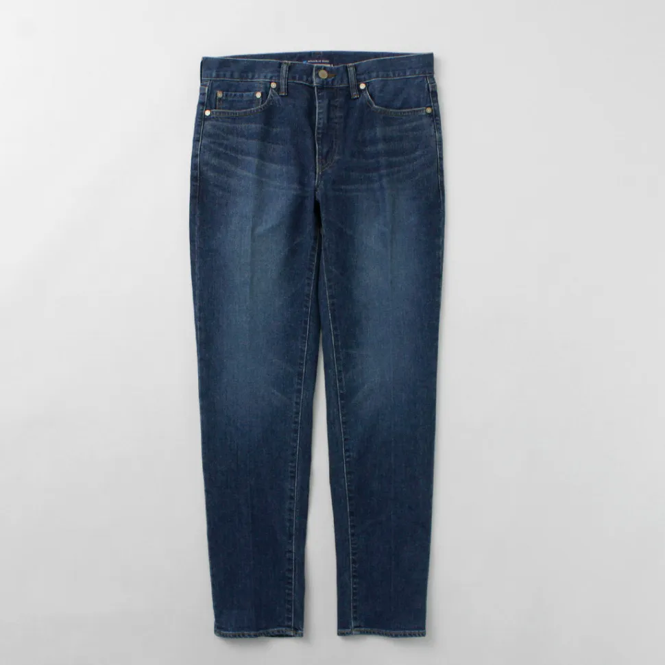 JAPAN BLUE JEANS / 12oz Stretch Center Crease 5P Denim Used Processing