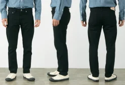 JAPAN BLUE JEANS / Prep 12oz Selvich Full Black Jeans