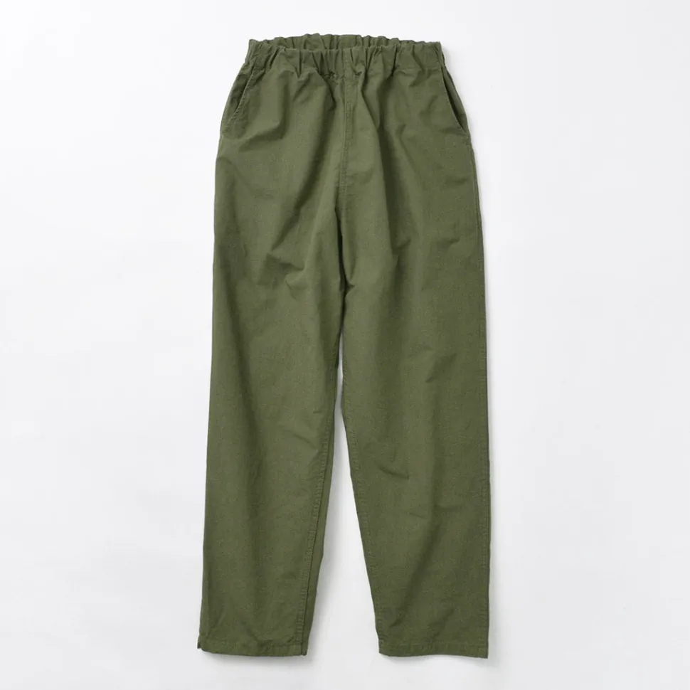 JAPAN BLUE JEANS / Ripstop garment dye relaxed trousers