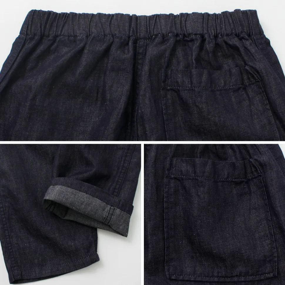 JAPAN BLUE JEANS / RJB7590 Cotton Linen Denim Easy Pants