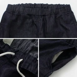 JAPAN BLUE JEANS / RJB7590 Cotton Linen Denim Easy Pants