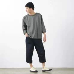 JAPAN BLUE JEANS / RJB7570 Cotton Linen Denim Knicker Trousers