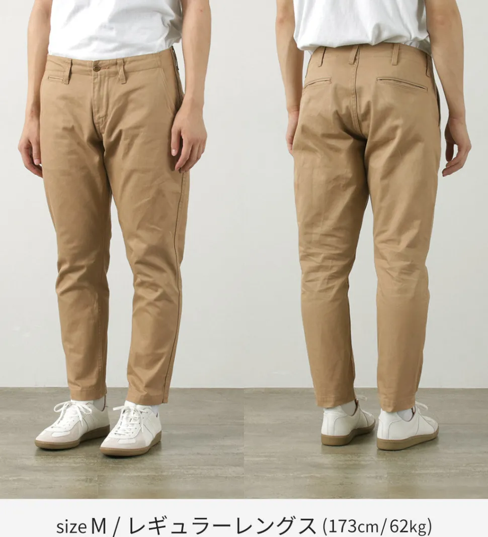 JAPAN BLUE JEANS / RJB1610 40/3 High Count Twill Wide Tapered Vintage Chinos