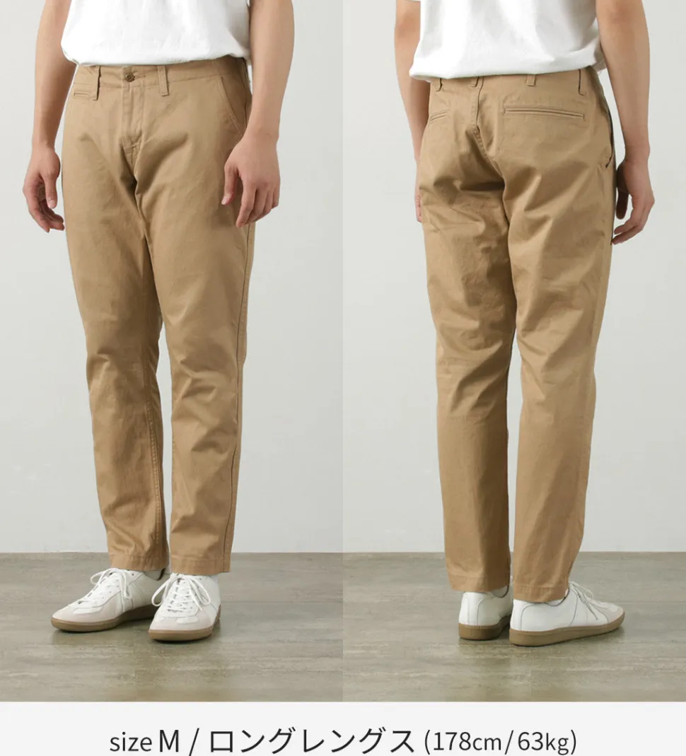 JAPAN BLUE JEANS / RJB1610 40/3 High Count Twill Wide Tapered Vintage Chinos