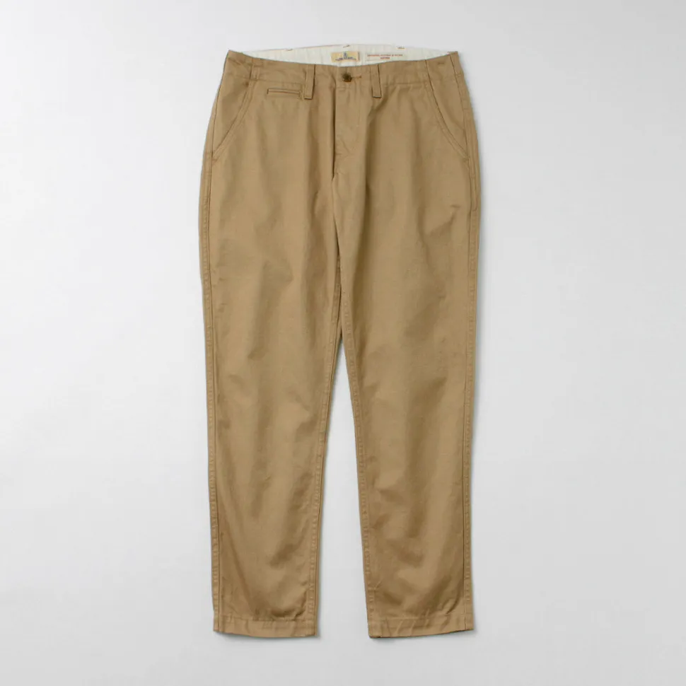 JAPAN BLUE JEANS / RJB1610 40/3 High Count Twill Wide Tapered Vintage Chinos