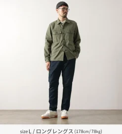 JAPAN BLUE JEANS / RJB1610 40/3 High Count Twill Wide Tapered Vintage Chinos