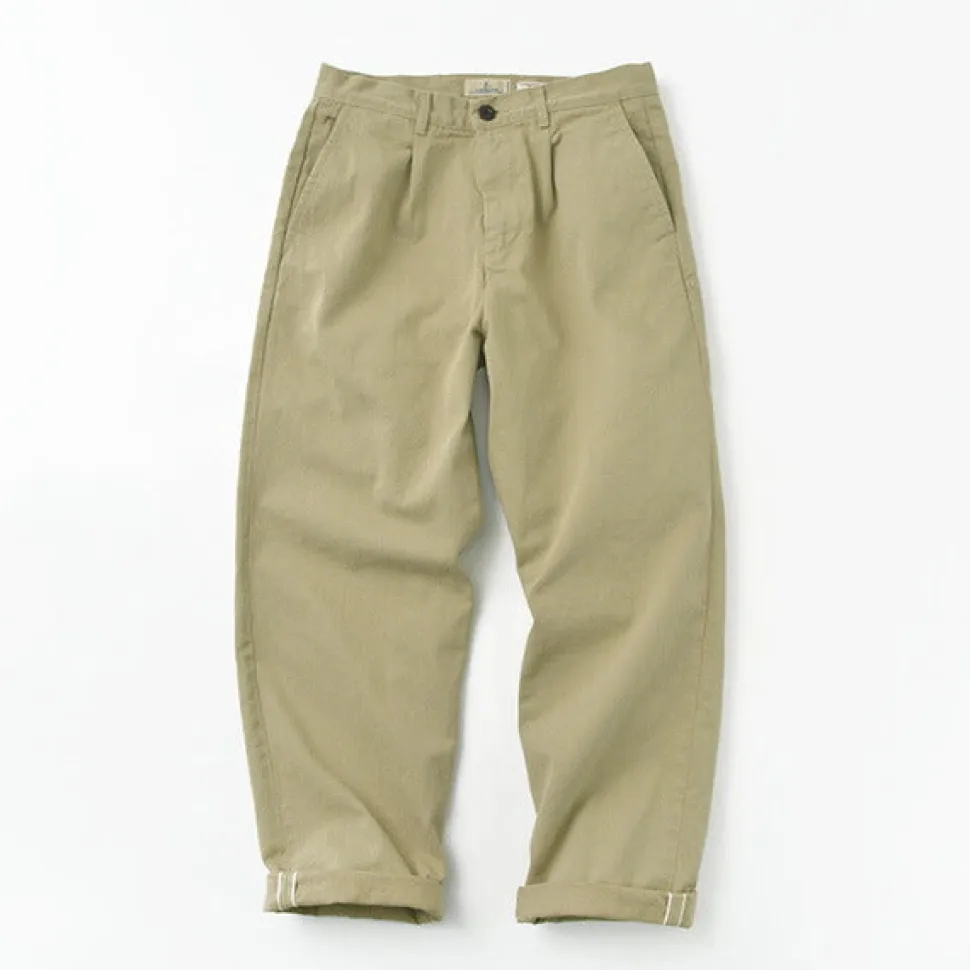 JAPAN BLUE JEANS / RJB802012oz selvedge chino 1-tuck wide trousers