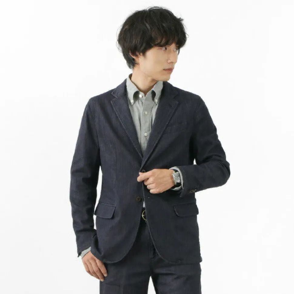 JAPAN BLUE JEANS / RJB3960 Shin Denim 8.5oz Officer Tailored Jacket