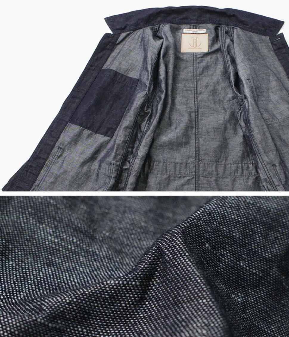 JAPAN BLUE JEANS / RJB7070 Summer French Coverall Jacket Cotton Linen Denim