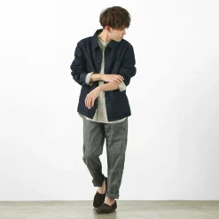 JAPAN BLUE JEANS / RJB7070 Summer French Coverall Jacket Cotton Linen Denim