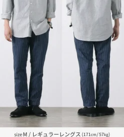 JAPAN BLUE JEANS / RJB1620Wide tapered chino stripe