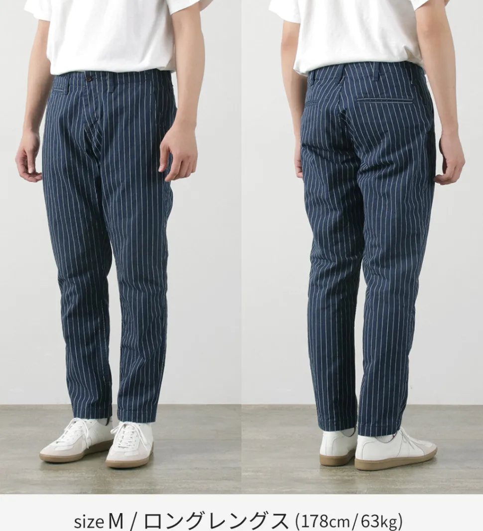 JAPAN BLUE JEANS / RJB1620Wide tapered chino stripe