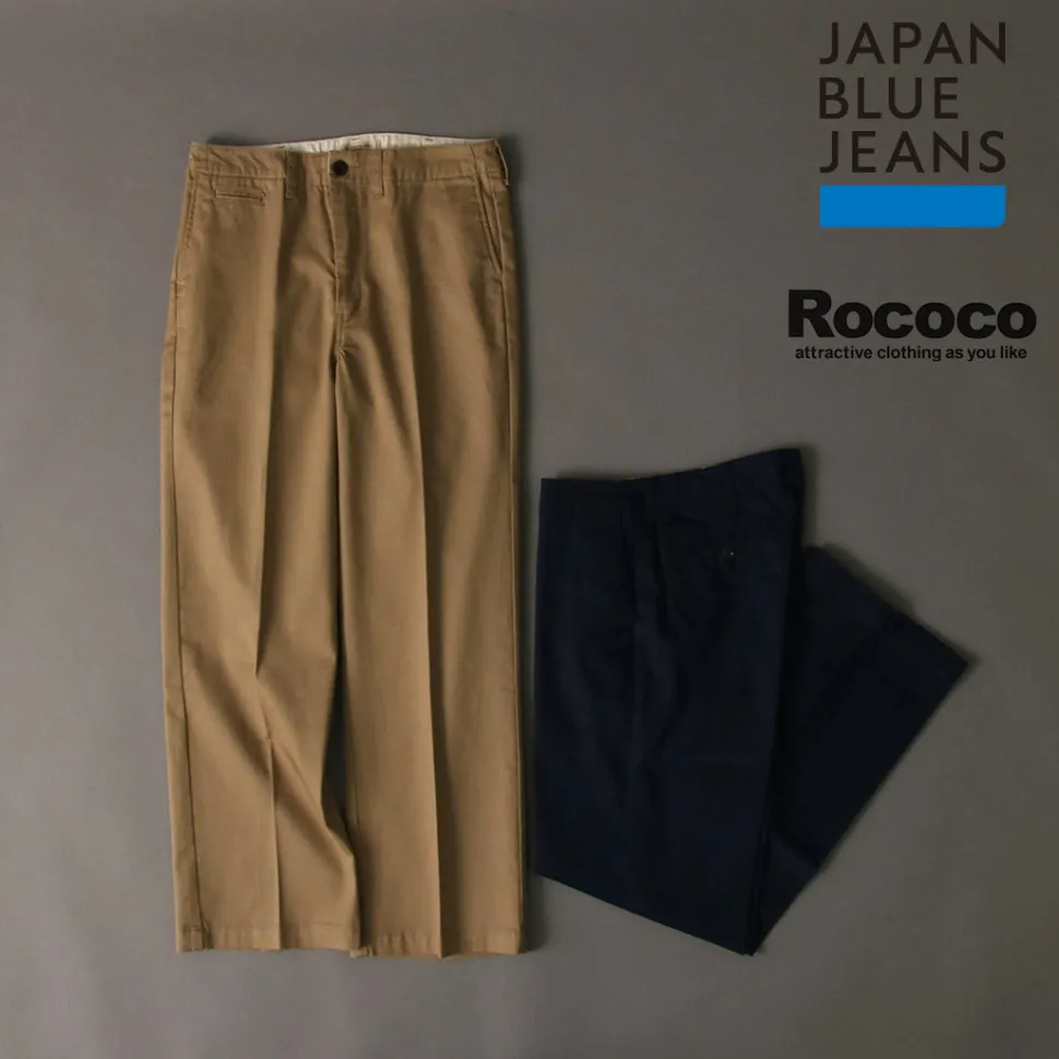 JAPAN BLUE JEANS / Semi-Wide Straight Chinos