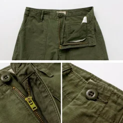 JAPAN BLUE JEANS / Wide Baker Pants Sulphur-dyed Back Satin