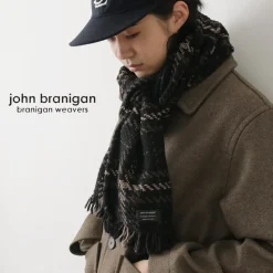 JOHN BRANIGAN / Irish Tweed Knit Scarf Scarf