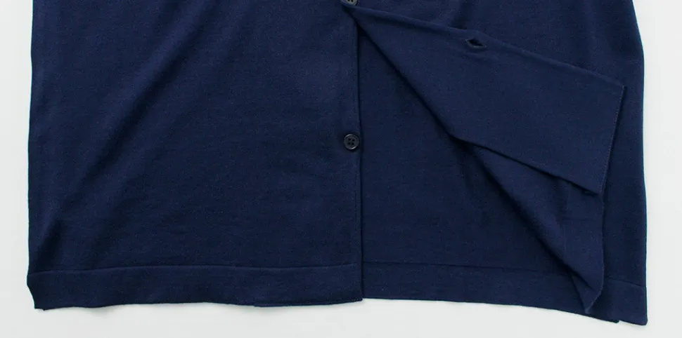 JOHN SMEDLEY / Sea Island Cotton 30 Gauge Knit Shirt
