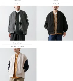 KELEN / Collarless Egg Jacket