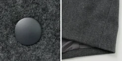KELEN / Collarless Egg Jacket