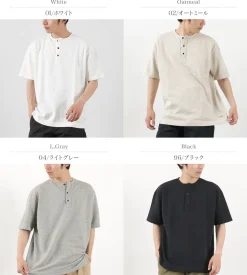 KEPANI / Canoco Henry Neck T-shirt