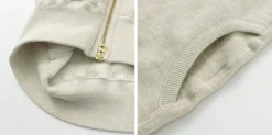 KEPANI / Great Smoky Raffybrushed-lining stand neck sweatshirt jacket
