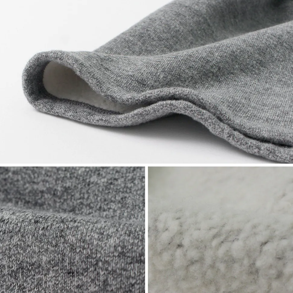KEPANI / Raffy brushed lining Boat Neck Sweatshirt Basque Shirt