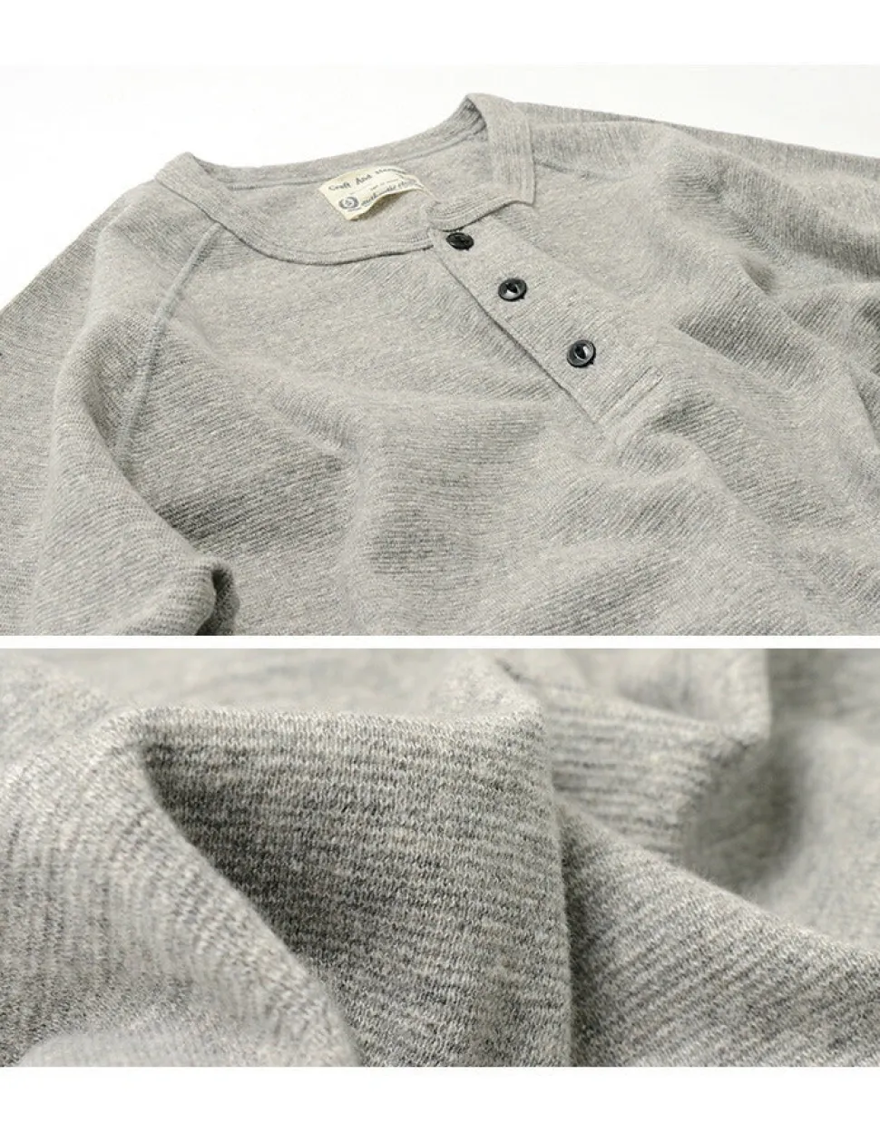 KEPANI / Raffy Spun Milled Henry Neck T-Shirt