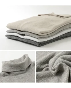 KEPANI / Raffy Stretch Fleece Turtleneck Long Sleeve Tee