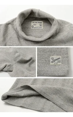 KEPANI / Raffy Stretch Fleece Turtleneck Long Sleeve Tee