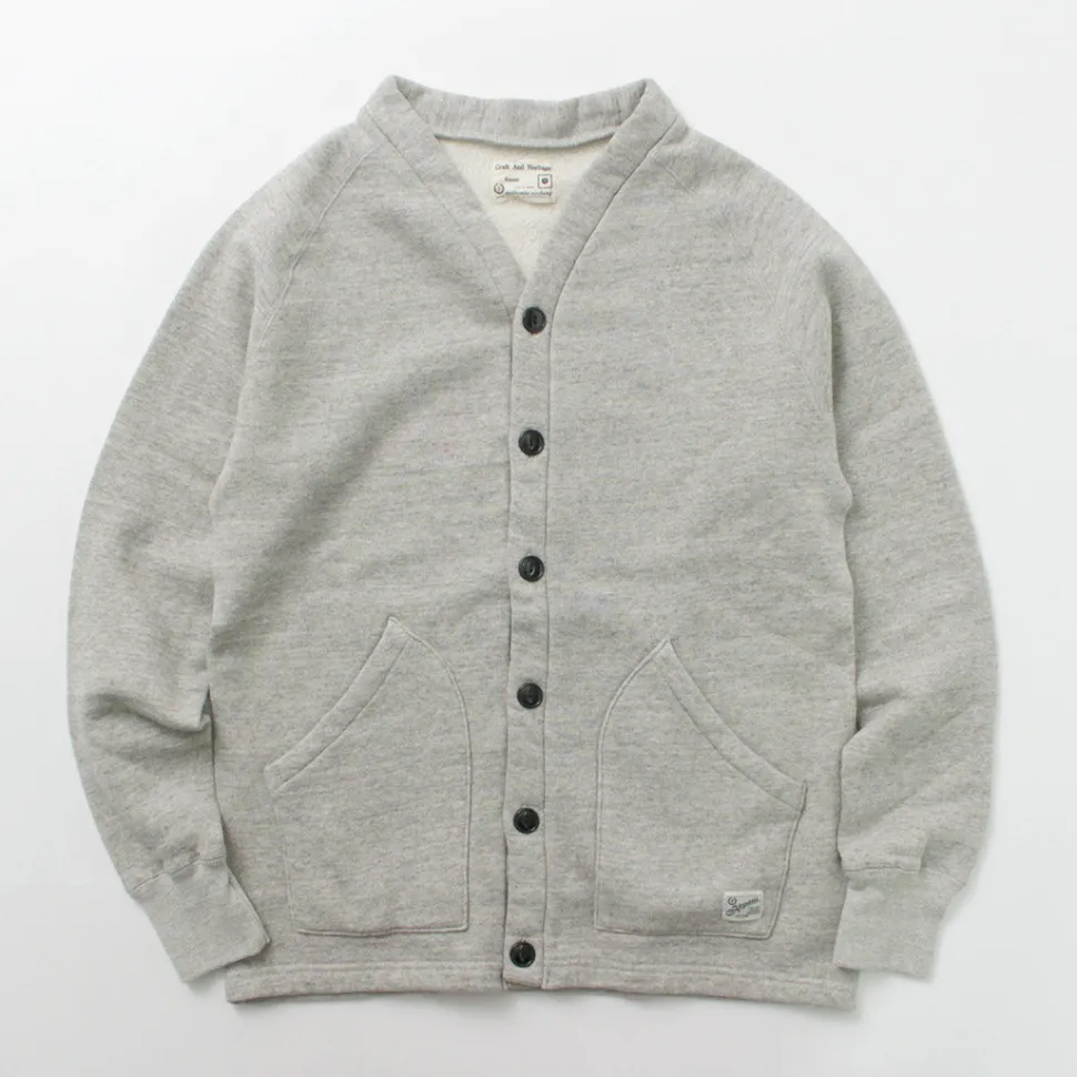 KEPANI / Sunset 2 Raffy brushed-lining sweatshirt cardigan