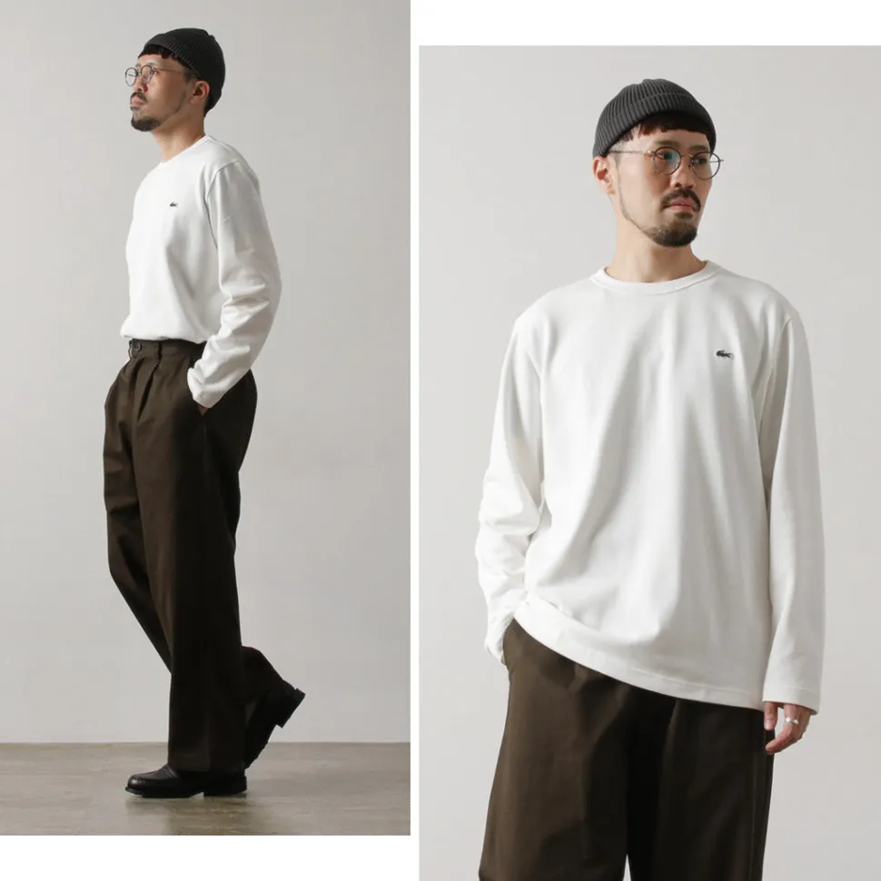 LACOSTE / Classic Fit Pique Long Sleeve T-Shirt