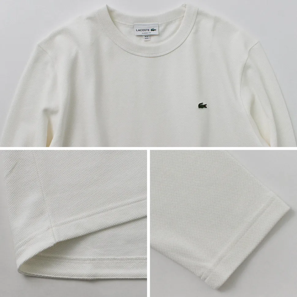 LACOSTE / Classic Fit Pique Long Sleeve T-Shirt