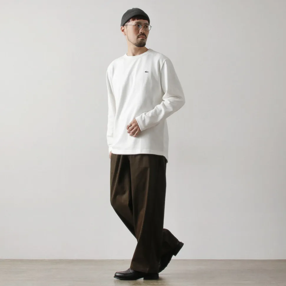 LACOSTE / Classic Fit Pique Long Sleeve T-Shirt