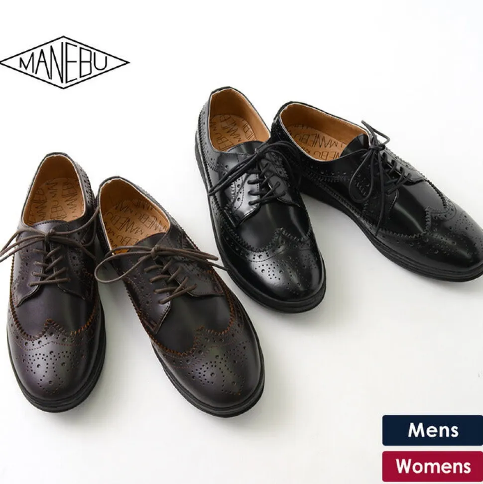 MANEBU / MNB-003 Leather Sneakers