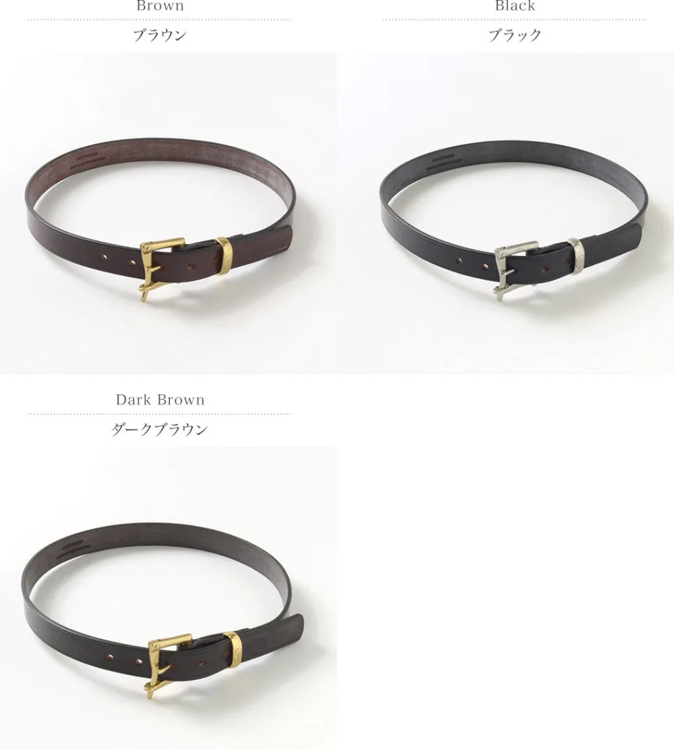 MARTIN FAIZEY / 1.0 inch (25mm) Quick Release Belt Leather Belt