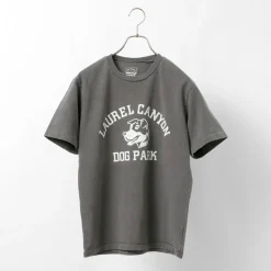 MIXTA / Basic crew print T-shirt (dog park)