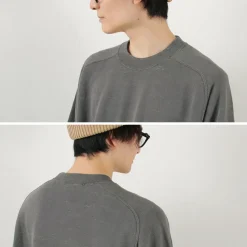 MOC T / Neon Script Loopwheel Overdyed Raglan Long Sleeve Sweatshirt