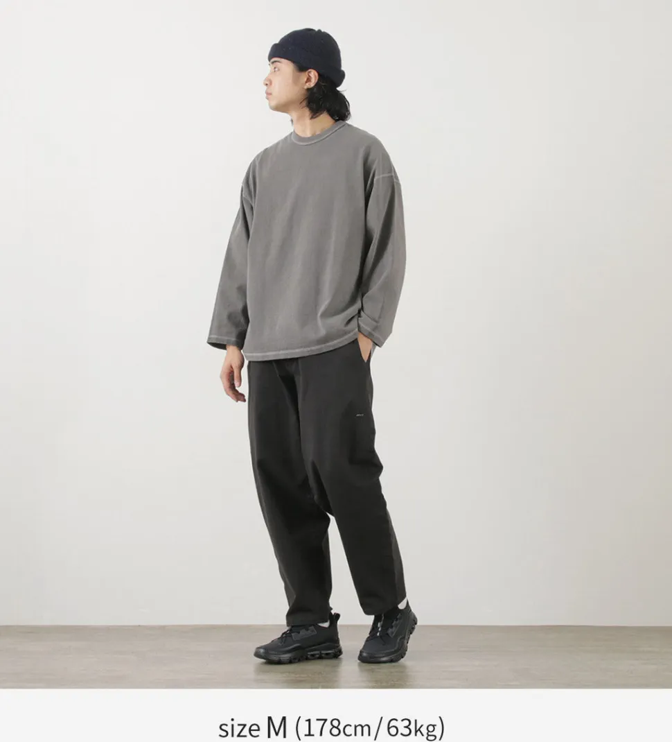 MOC T / Plating Jersey Crew Neck Long Sleeve Big Tee