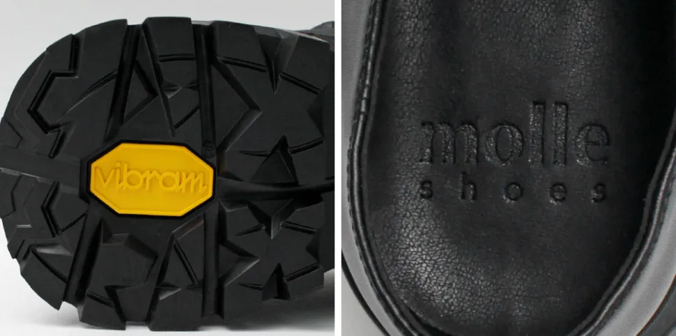 MOLLE SHOES / Free Rock T-Strap Leather Shoes