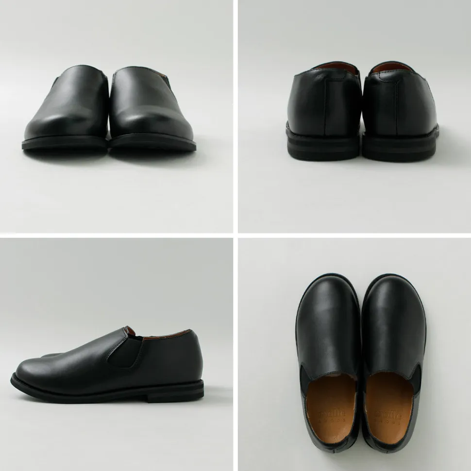 MOLLE SHOES / Short Side Gore Leather Shoes