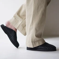MOLLE SHOES / Woven Leather Crog Sandals