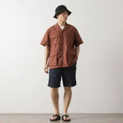 NANGA / Dot Air Utility pocket Short Sleeve Shirt