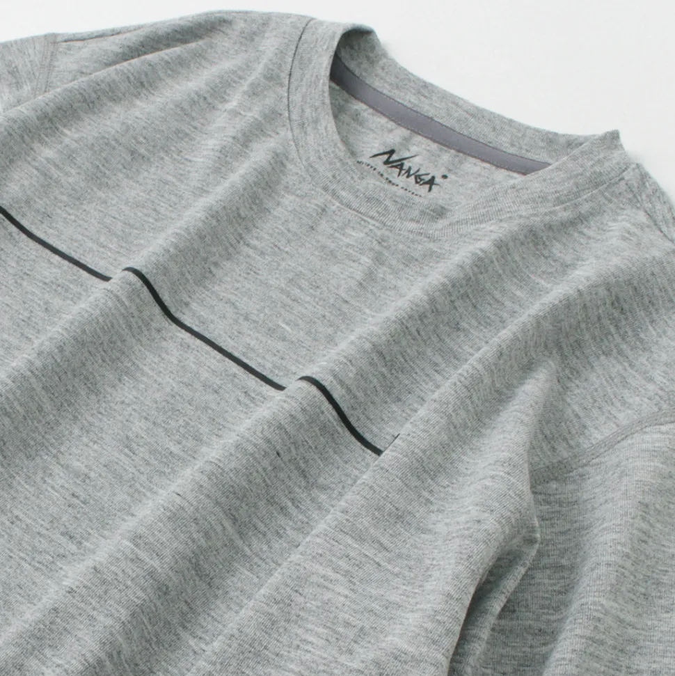 NANGA / Dry Mix Frame Logo Tee