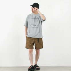 NANGA / Dry Mix Frame Logo Tee