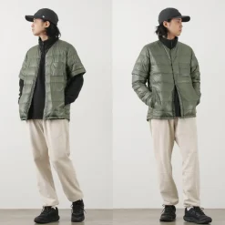 NANGA / Inner Down Cardigan Detachable Sleeve