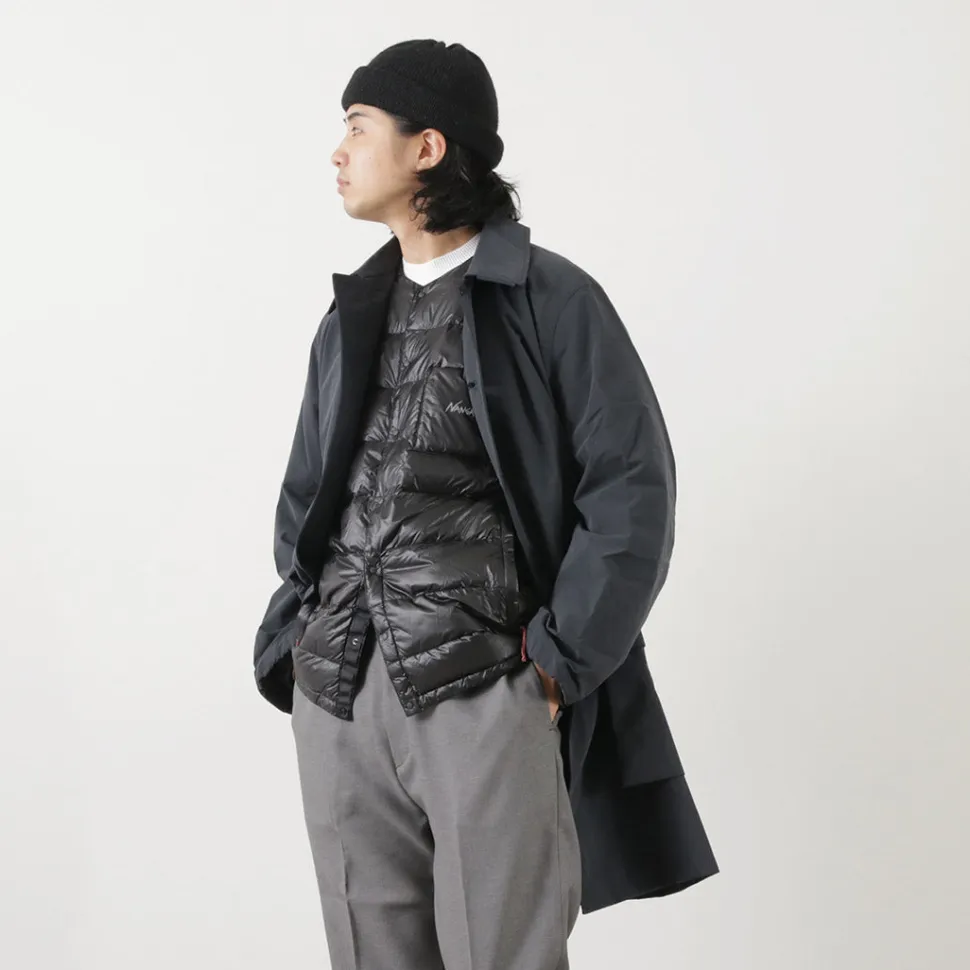 NANGA / Inner Down Cardigan Detachable Sleeve