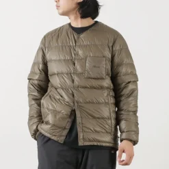 NANGA / Inner Down Cardigan Detachable Sleeve