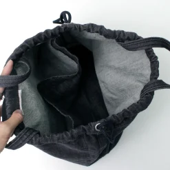 NAPRON / 8oz non-faded Shin denim Patient bag medium 13L