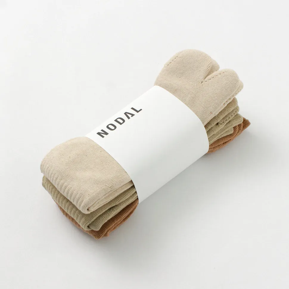 NODAL / Organic Cotton 3 Pack Crew Socks