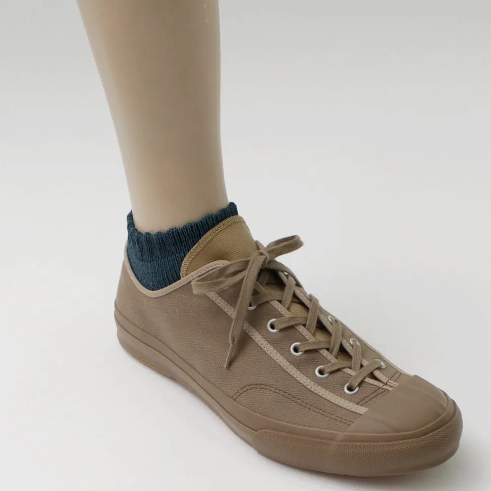 NODAL / Paper Yarn Ankle Pile Socks